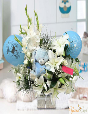 Erkek Bebek Doğum Çiçeği